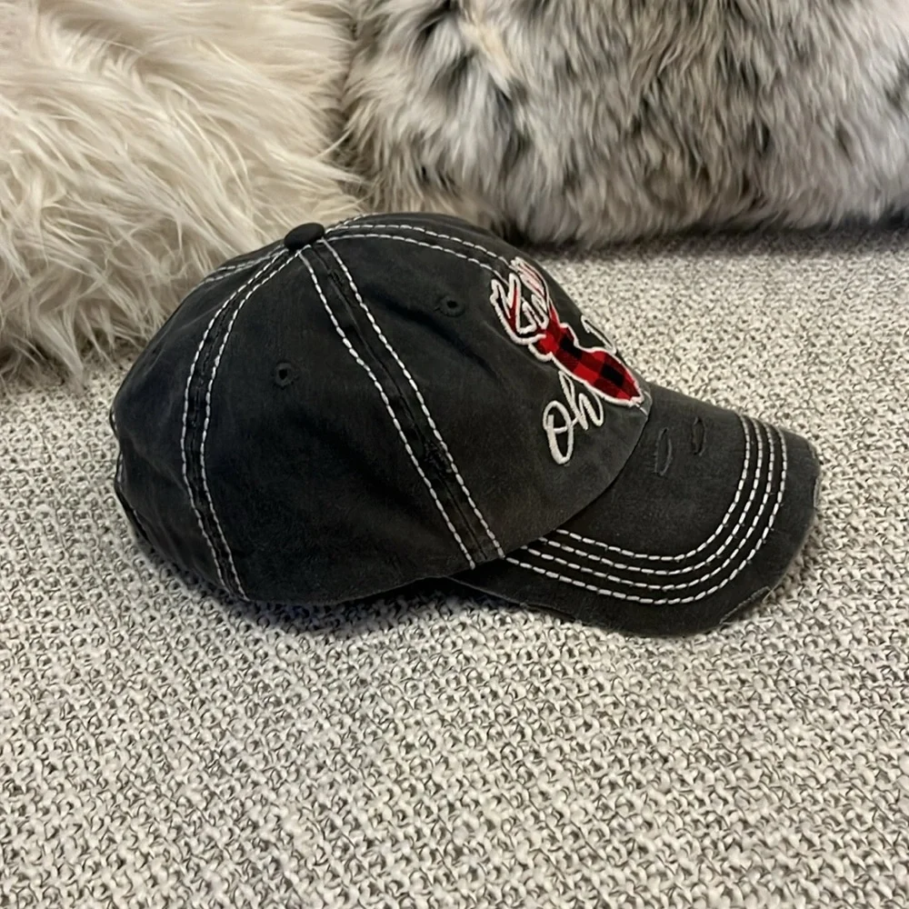 KBETHOS Vintage Gray Oh Deer Baseball Cap